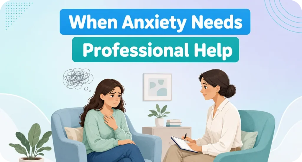 when does anxiety need professional help