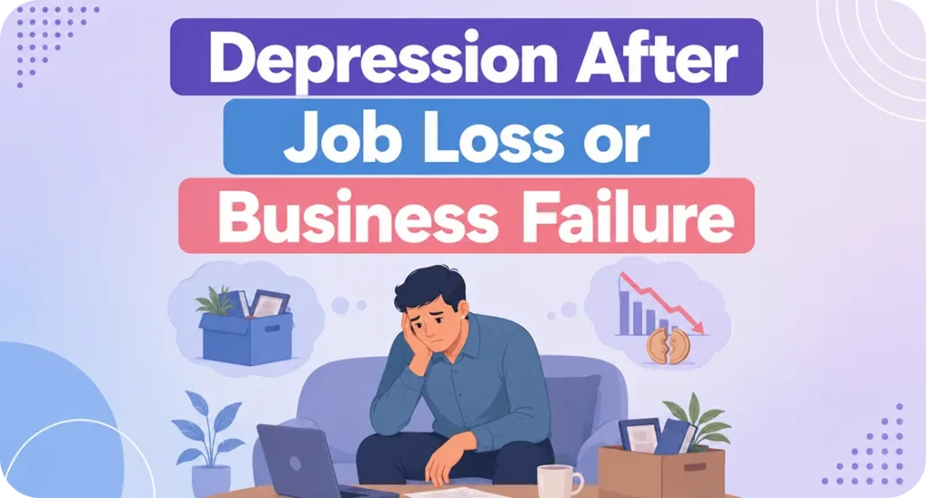 depression after job loss or business failure